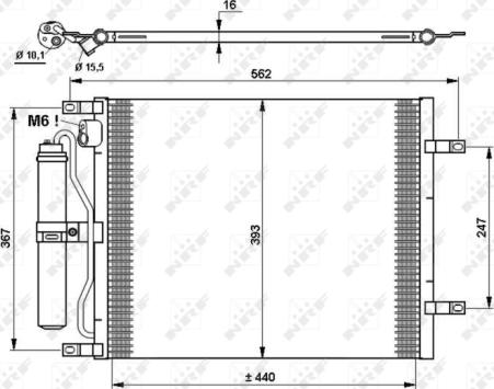 Wilmink Group WG2161106 - Конденсатор кондиционера autosila-amz.com