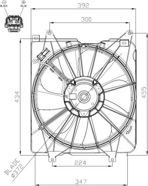 Wilmink Group WG2161755 - Вентилятор, охлаждение двигателя autosila-amz.com