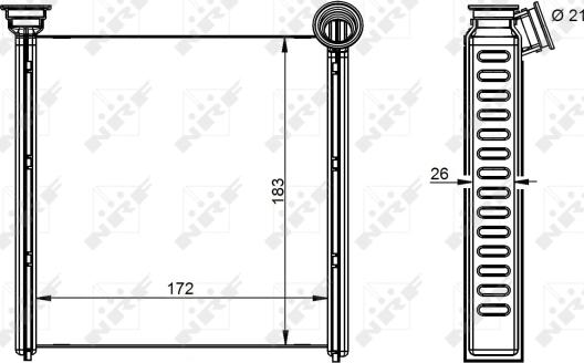 Wilmink Group WG2162096 - Теплообменник, отопление салона autosila-amz.com