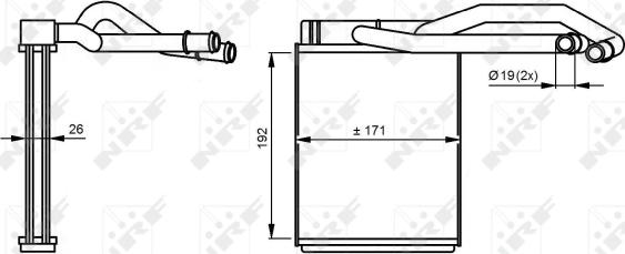 Wilmink Group WG2162047 - Теплообменник, отопление салона autosila-amz.com