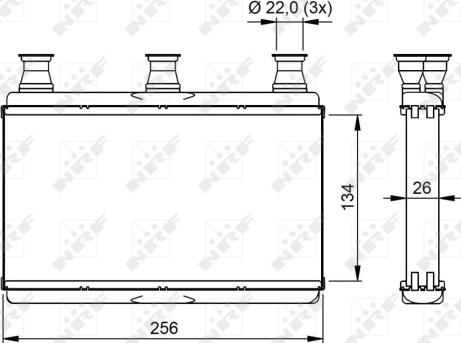 Wilmink Group WG2162067 - Теплообменник, отопление салона autosila-amz.com