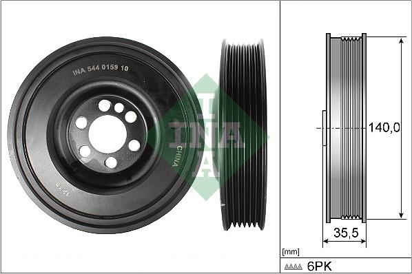 Wilmink Group WG2112214 - Шкив коленчатого вала autosila-amz.com