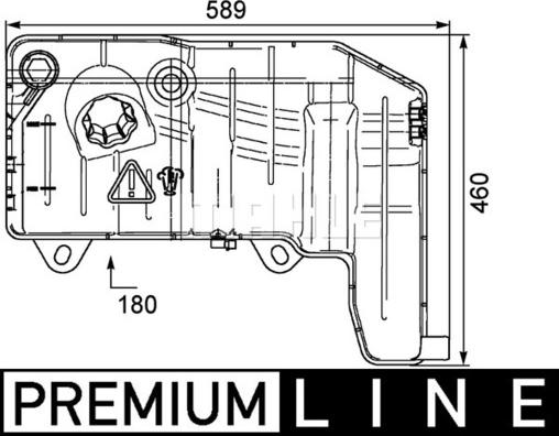 Wilmink Group WG2184409 - Компенсационный бак, охлаждающая жидкость autosila-amz.com