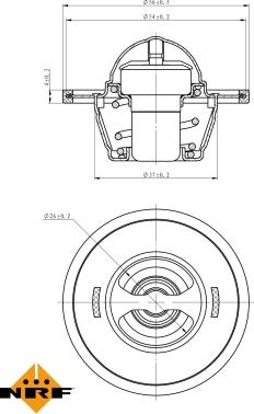 Wilmink Group WG2184646 - Термостат охлаждающей жидкости / корпус autosila-amz.com