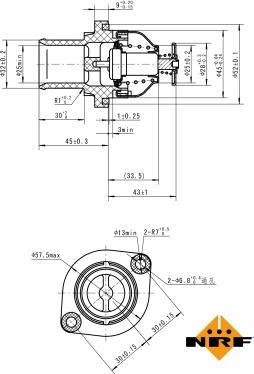 Wilmink Group WG2184660 - Термостат охлаждающей жидкости / корпус autosila-amz.com