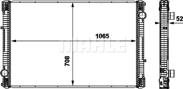 Wilmink Group WG2184078 - Радиатор, охлаждение двигателя autosila-amz.com