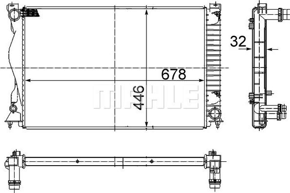 Wilmink Group WG2184176 - Радиатор, охлаждение двигателя autosila-amz.com