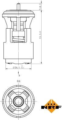 Wilmink Group WG2184752 - Термостат охлаждающей жидкости / корпус autosila-amz.com