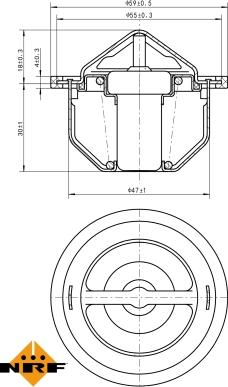 Wilmink Group WG2184777 - Термостат охлаждающей жидкости / корпус autosila-amz.com