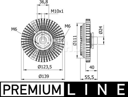 Wilmink Group WG2180441 - Сцепление, вентилятор радиатора autosila-amz.com