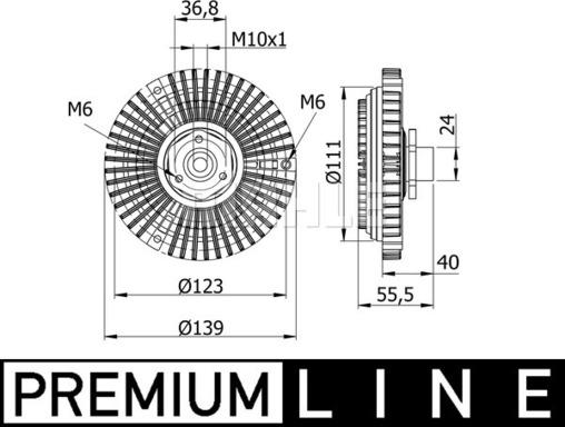 Wilmink Group WG2180465 - Сцепление, вентилятор радиатора autosila-amz.com