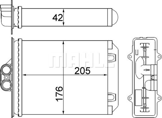 Wilmink Group WG2180094 - Теплообменник, отопление салона autosila-amz.com