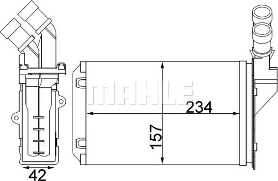 Wilmink Group WG2180095 - Теплообменник, отопление салона autosila-amz.com