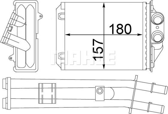 Wilmink Group WG2180091 - Теплообменник, отопление салона autosila-amz.com