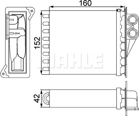 Wilmink Group WG2180040 - Теплообменник, отопление салона autosila-amz.com