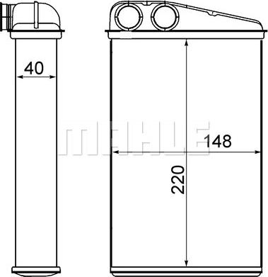 Wilmink Group WG2180043 - Теплообменник, отопление салона autosila-amz.com