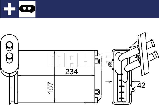 Wilmink Group WG2180067 - Теплообменник, отопление салона autosila-amz.com