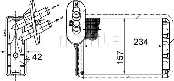 Wilmink Group WG2180036 - Теплообменник, отопление салона autosila-amz.com