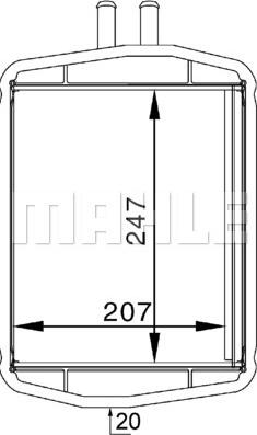 Wilmink Group WG2180023 - Теплообменник, отопление салона autosila-amz.com