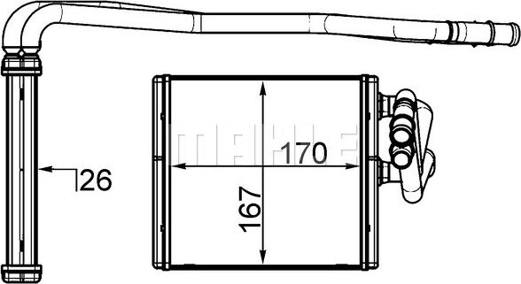 Wilmink Group WG2180074 - Теплообменник, отопление салона autosila-amz.com