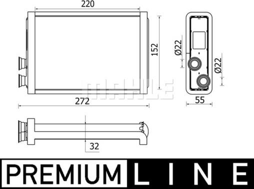 Wilmink Group WG2180154 - Теплообменник, отопление салона autosila-amz.com