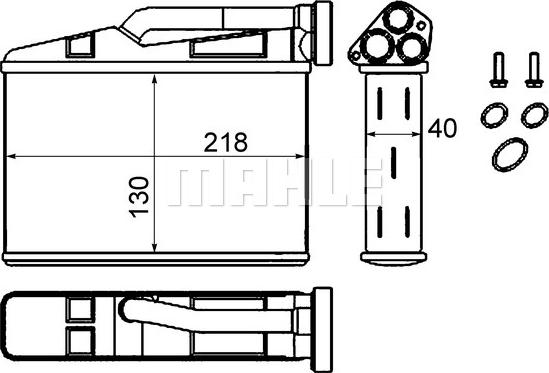 Wilmink Group WG2180115 - Теплообменник, отопление салона autosila-amz.com