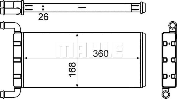 Wilmink Group WG2180116 - Теплообменник, отопление салона autosila-amz.com