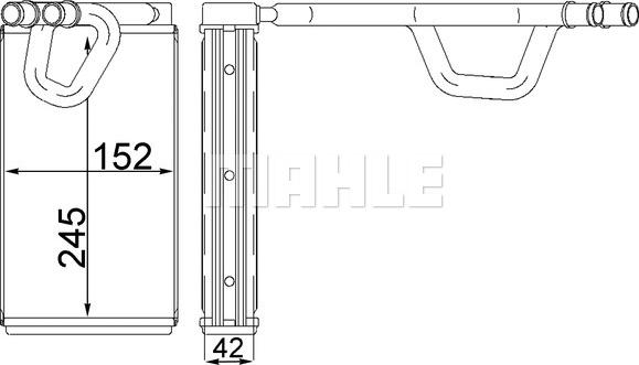 Wilmink Group WG2180110 - Теплообменник, отопление салона autosila-amz.com