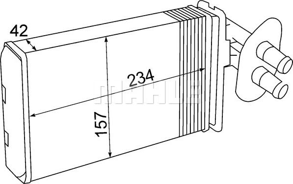 Wilmink Group WG2180185 - Теплообменник, отопление салона autosila-amz.com