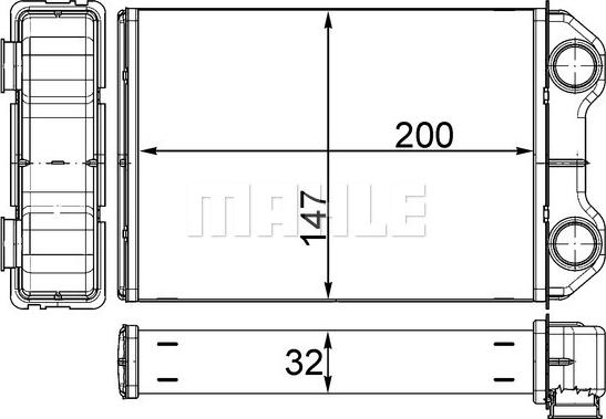 Wilmink Group WG2180126 - Теплообменник, отопление салона autosila-amz.com