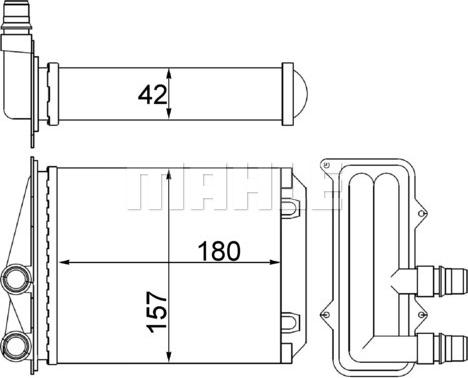 Wilmink Group WG2180121 - Теплообменник, отопление салона autosila-amz.com