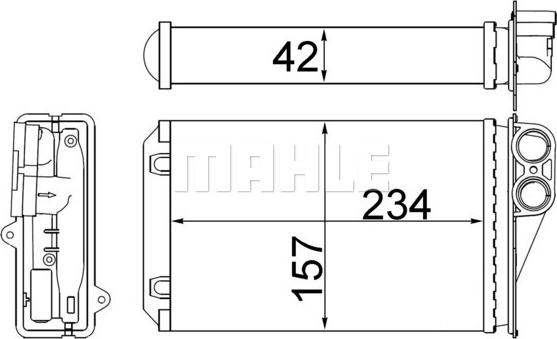 Wilmink Group WG2180123 - Теплообменник, отопление салона autosila-amz.com