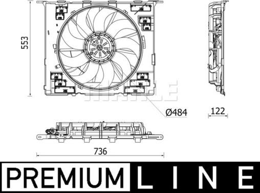Wilmink Group WG2180881 - Вентилятор, охлаждение двигателя autosila-amz.com