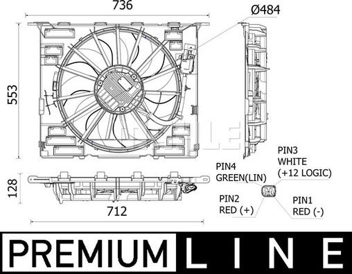 Wilmink Group WG2180877 - Вентилятор, охлаждение двигателя autosila-amz.com