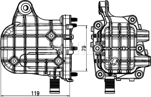 Wilmink Group WG2180249 - Радиатор, рециркуляция ОГ autosila-amz.com