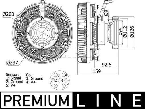 Wilmink Group WG2180259 - Сцепление, вентилятор радиатора autosila-amz.com