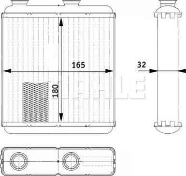 Wilmink Group WG2180201 - Теплообменник, отопление салона autosila-amz.com