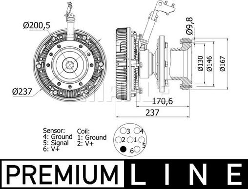 Wilmink Group WG2180272 - Сцепление, вентилятор радиатора autosila-amz.com