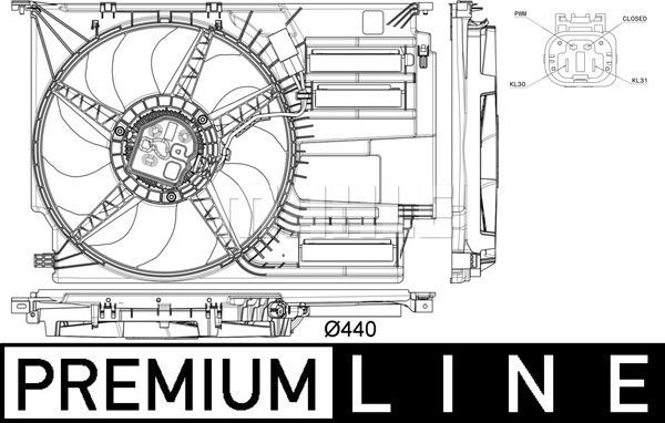 Wilmink Group WG2180763 - Вентилятор, охлаждение двигателя autosila-amz.com