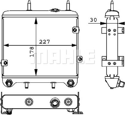 Wilmink Group WG2181196 - Масляный радиатор, двигательное масло autosila-amz.com