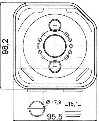 Wilmink Group WG2181110 - Масляный радиатор, двигательное масло autosila-amz.com