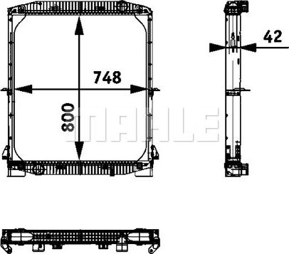 Wilmink Group WG2183905 - Радиатор, охлаждение двигателя autosila-amz.com