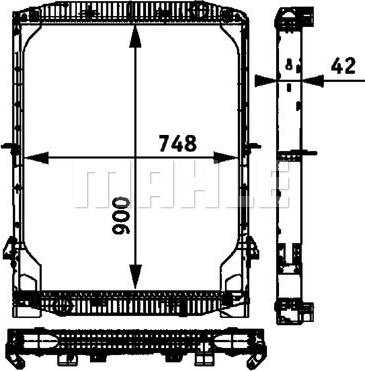 Wilmink Group WG2183917 - Радиатор, охлаждение двигателя autosila-amz.com