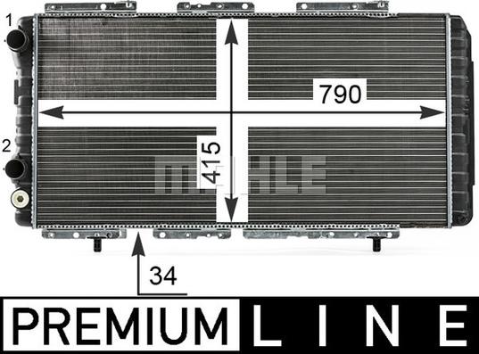 Wilmink Group WG2183479 - Радиатор, охлаждение двигателя autosila-amz.com