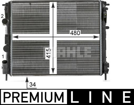 Wilmink Group WG2183500 - Радиатор, охлаждение двигателя autosila-amz.com