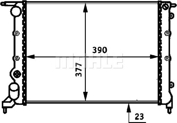 Wilmink Group WG2183668 - Радиатор, охлаждение двигателя autosila-amz.com