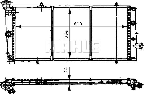 Wilmink Group WG2183617 - Радиатор, охлаждение двигателя autosila-amz.com