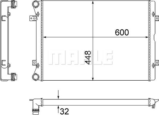 Wilmink Group WG2183055 - Радиатор, охлаждение двигателя autosila-amz.com