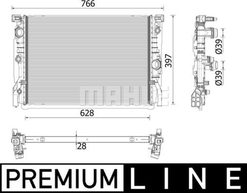 Wilmink Group WG2183161 - Радиатор, охлаждение двигателя autosila-amz.com