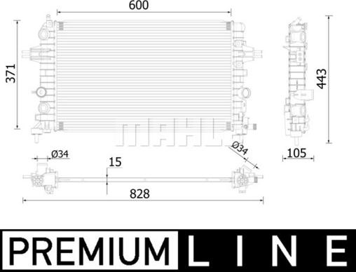 Wilmink Group WG2183189 - Радиатор, охлаждение двигателя autosila-amz.com